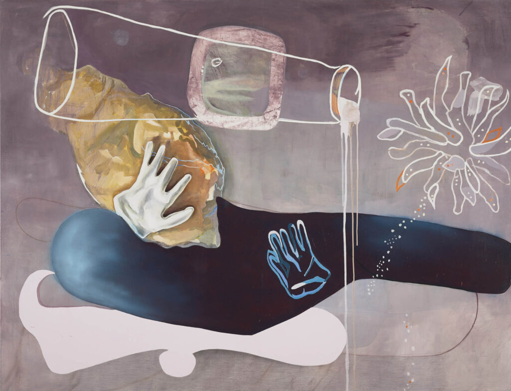 Lauf der Dinge, 2020, 115x150cm, Öl auf Leinwand