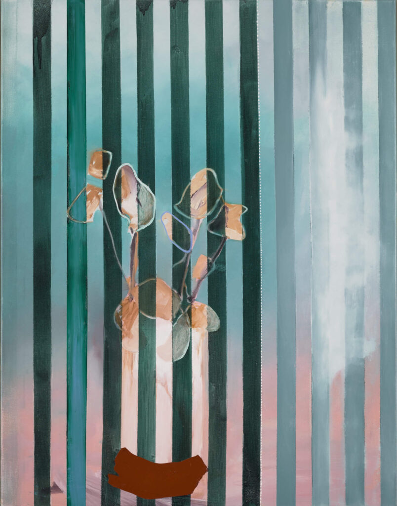 Stop, 2018, 90x70cm, Öl auf Leinwand