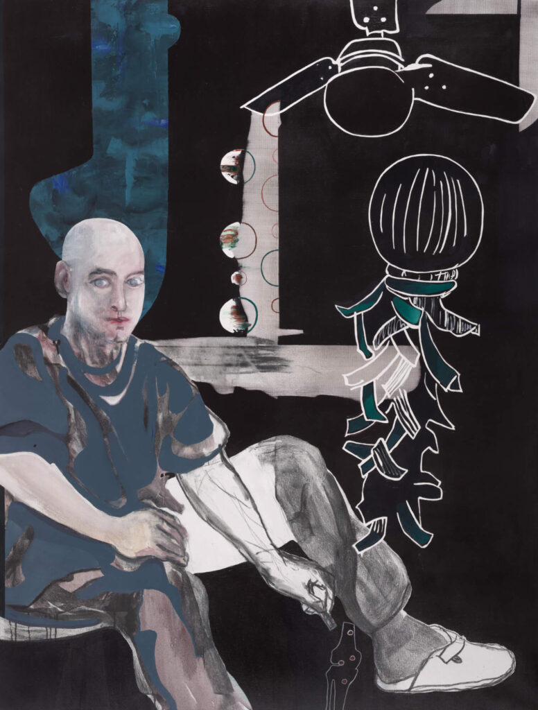 Summerblues, 2020, 150x115cm, Öl auf Leinwand