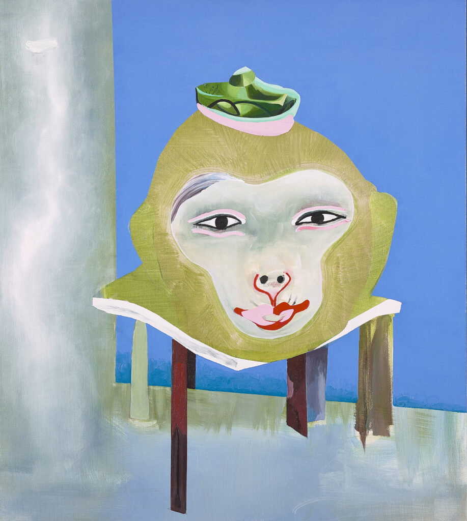 charmanter Begleiter IV, Xi'an, 2022, 80x70cm, Öl auf Leinwand