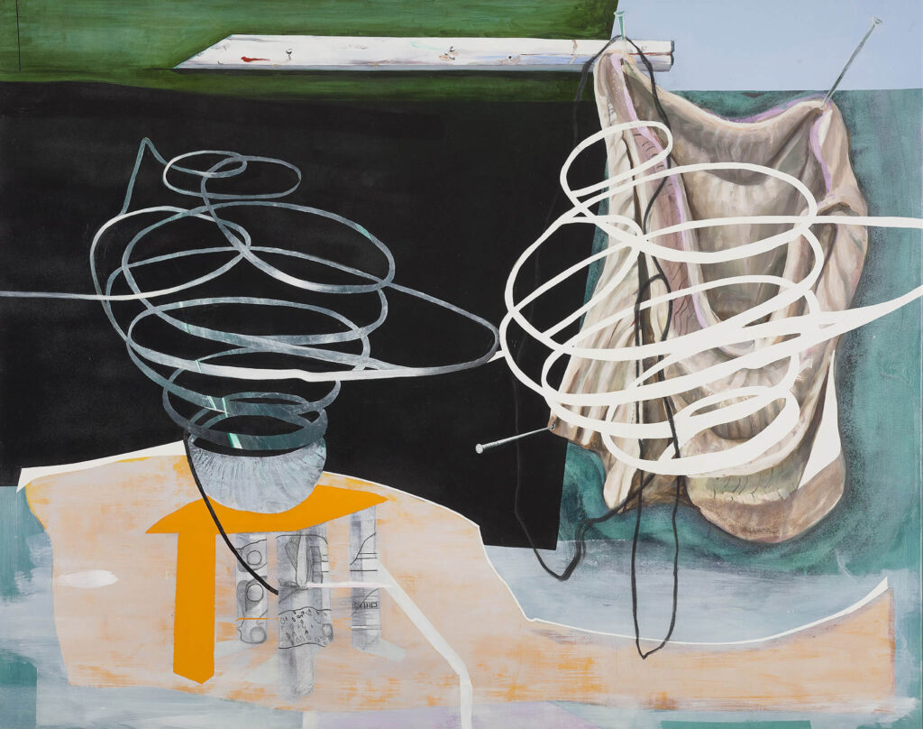 c´est à vous, 2021, 135x170cm, Öl auf Leinwand