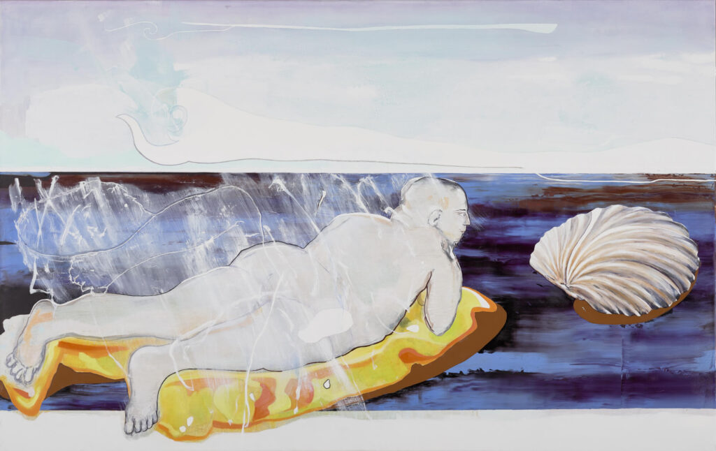 freie Zeiten, 2018, 120x190cm, Öl auf Leinwand