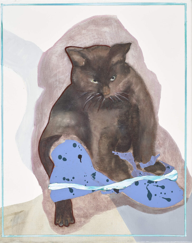 Panthos Adamsky I, 2023, 50x40cm, Öl auf Leinwand