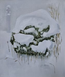 Neuanfang, 2025, 30x25cm, Öl auf Leinwand